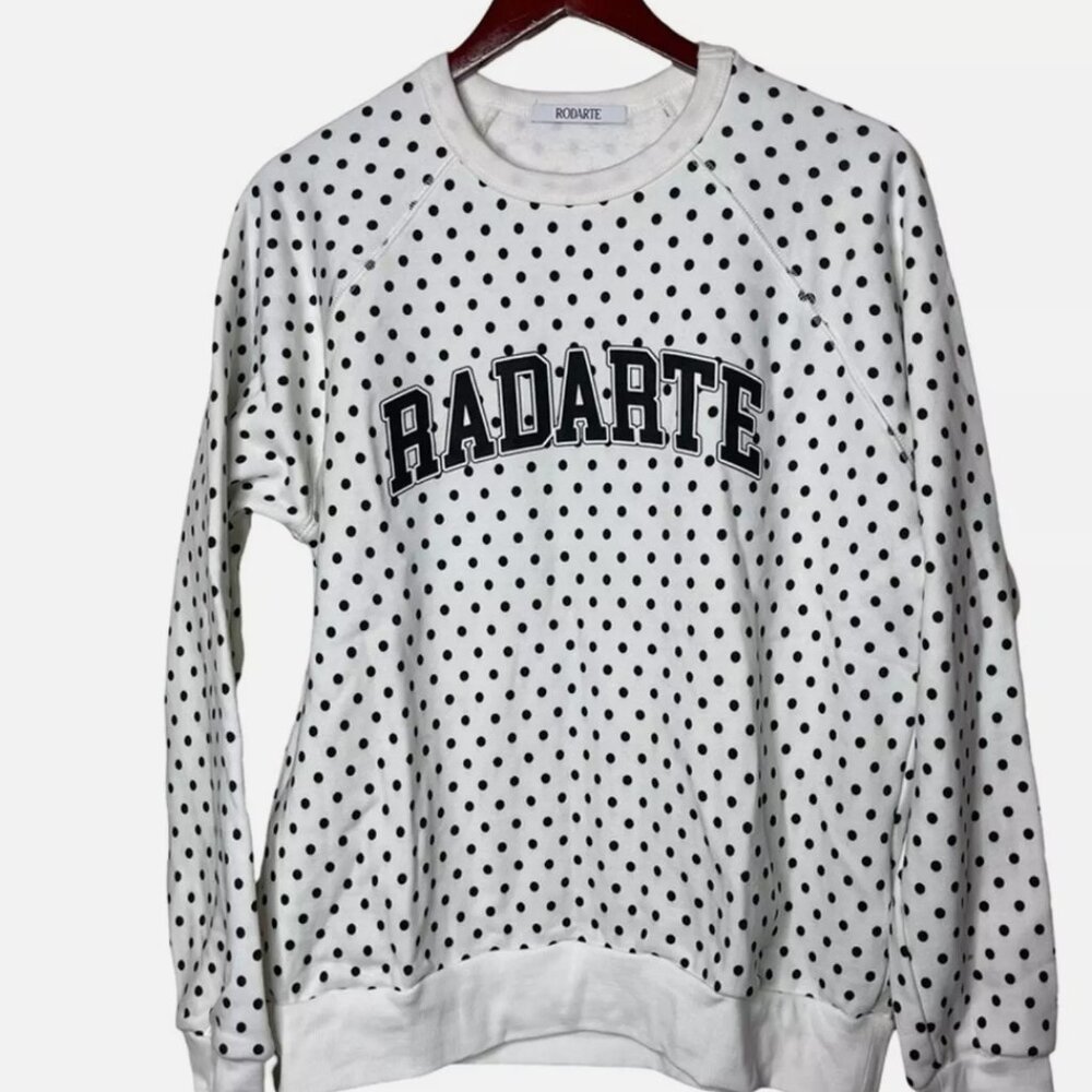 Rodarte RADARTE polka dot sweatshirt
